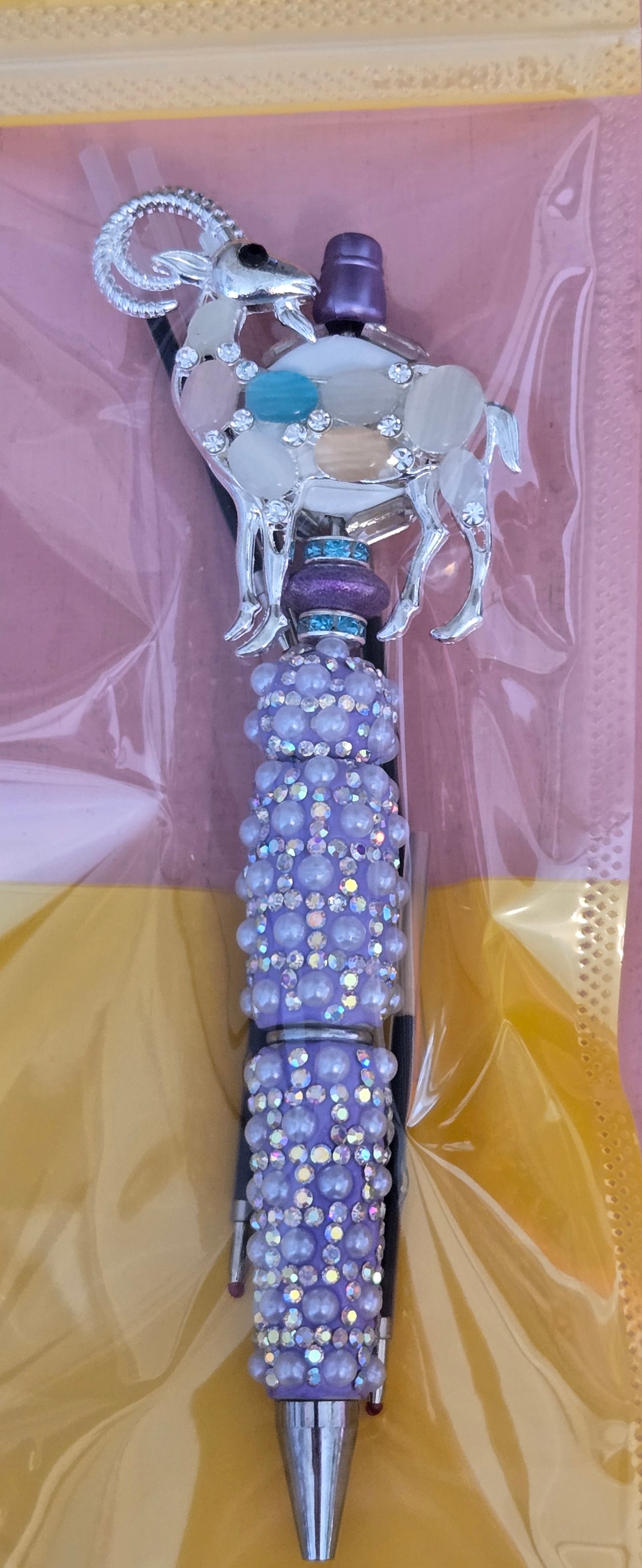 Luxury 8 Inch Rhinestone Handcrafted Writing Pen