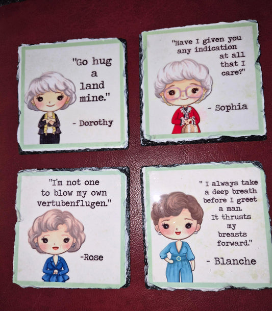 Golden Girls Coaster Set