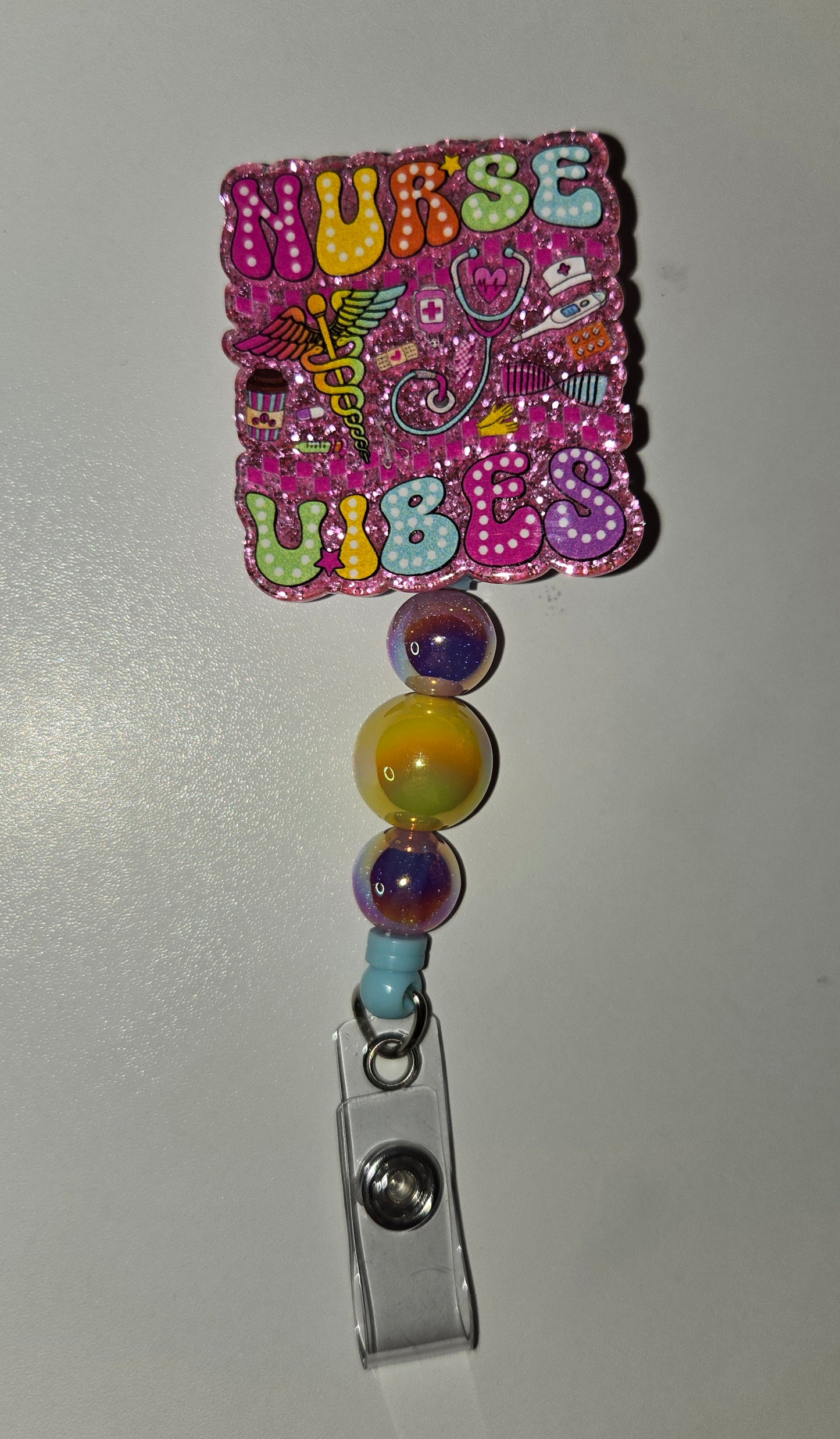 Badge Reels. Pre-made and custom available. Alligator clip style.